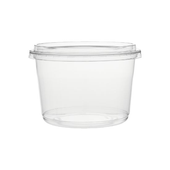 Picture of ROUND 16OZ PET DELI CONTAINER 1X500 PCS