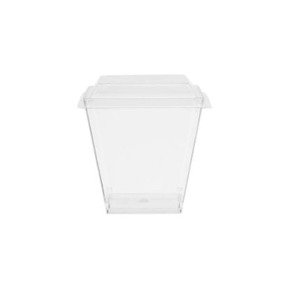 Picture of SQUARE CUP 7OZ WITH LID 50X10 PKT