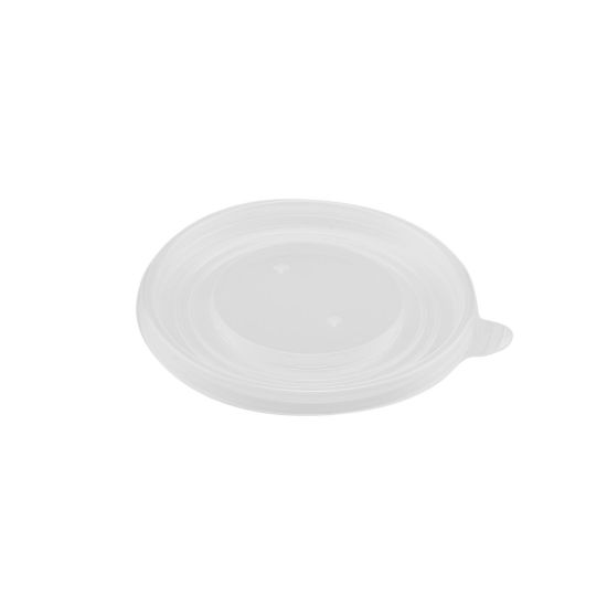 Picture of CLR LID - PAPER BOWL 117MM DIA 50X20SLV