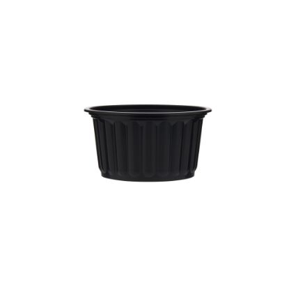 Picture of PP CORRUGATED BLACK BOWL 350ML-1X1000PCS