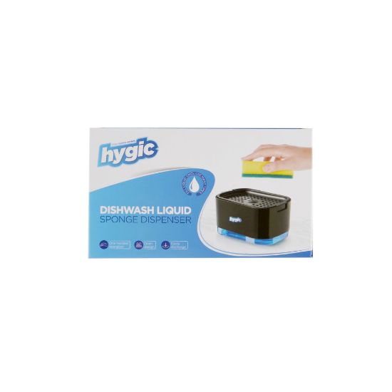 Picture of DISHWASH LQD SPONGE DISPNSR BLK 40PC/CTN