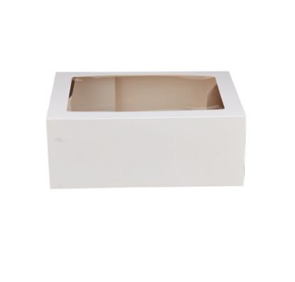 Picture of CUP CAKE 6 PC INSERT+WHITE WNDOW BOX-100