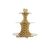 Picture of CUP CAKE STAND 3 TIER GOLD COLOR-50SET