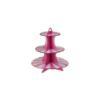 Picture of CUP CAKE STAND 3 TIER PINK COLOR-50SET