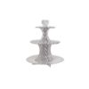 Picture of CUP CAKE STAND 3 TIER SILVER COLOR-50SET