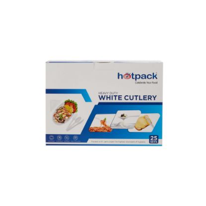 Picture of HEAVY DUTY WHITE CUTLERY 25SETSX10PKT