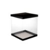 Picture of PVC CAKE BOX 12*12*13 INCH-BLACK BASE-1P