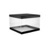 Picture of PVC CAKE BOX 13*13*8 INCH BLACK BASE-20P