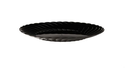 Picture of CIRCLE FLOWER PLATE BLACK 10 6PCS40PKT