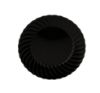 Picture of CIRCLE FLOWER PLATE BLACK 10 6PCS40PKT