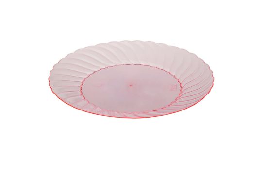 Picture of CIRCLE FLOWER PLATE PINK 10 6PCS40PKT