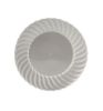 Picture of CIRCLE FLOWER PLATE SILVER 10 6PCS40PKT