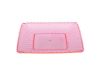 Picture of SQUARE FLOWER PLATE PINK 7.5 6PCS28PKT