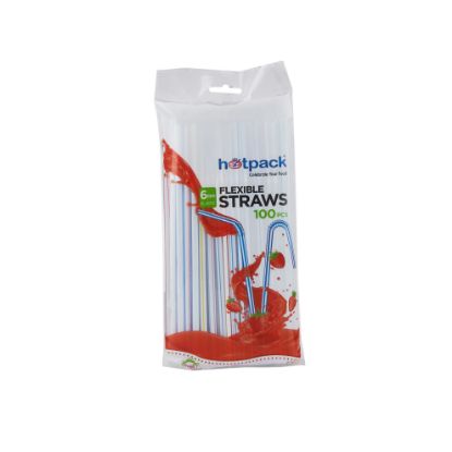 Picture of HP FLEXIBLE STRAW 6MM 100PCSX30PKT