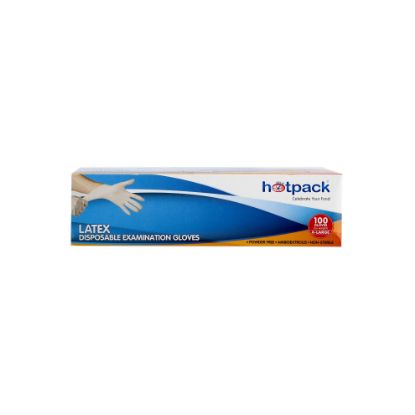 Picture of POWDERED LATEX GLOVES X-LARGE-100PCX10PK