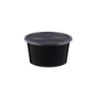 Picture of MIC RND CONTAINER BLACK 400ML 1X500PCS