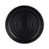 Picture of MICROWAVABLE PLASTIC PLATE BLACK 8"-250