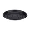 Picture of MICROWAVABLE PLASTIC PLATE BLACK 9"-150P