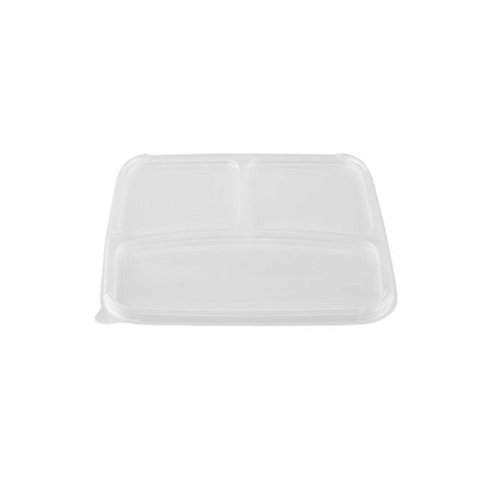 Picture of CLEAR LID FOR MW RECT. 3 COMP -1X300PCS