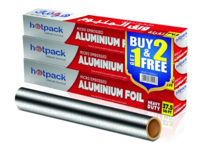 Picture of HOTPACK-ALU.FOIL 37.5SQFT 2+1FREEX8PKT