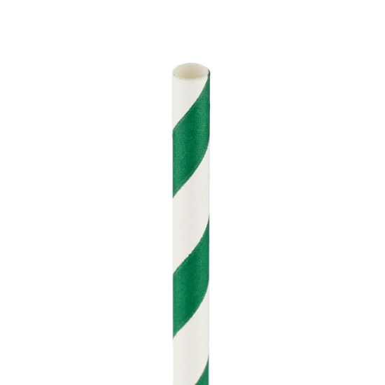 Picture of 6MM PAPER STRAW GREEN 500X10 PKT