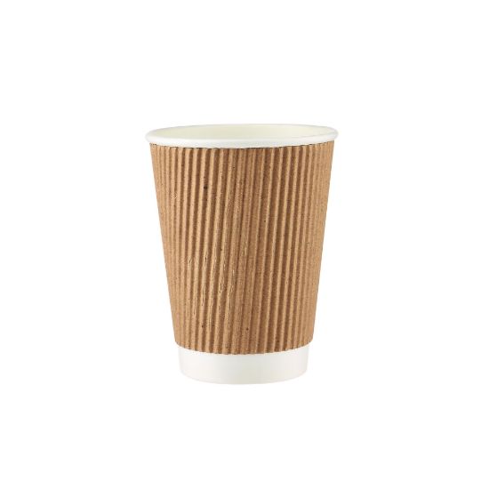 Picture of KRAFT/BROWN RIPPLE WRAP CUP 12OZ-500PCS