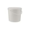 Picture of PLASTIC PAIL ROUND WHITE 10 LTR 30PCS