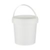 Picture of WHITE PLASTIC BUCKET+HANDLE 1KG-PCS