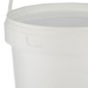 Picture of WHITE PLASTIC BUCKET+HANDLE 1KG-PCS