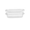 Picture of CLEAR OVAL HINGD LID CONT350ML-HP250PCS