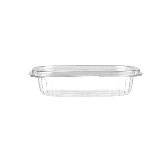 Picture of CLEAR OVAL HINGD LID CONT350ML-HP250PCS