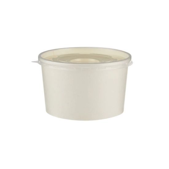 Picture of 20OZ WHITE PAPER SALAD BOWL- 30X12SLEEVE