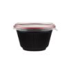 Picture of RED & BLACK PP SOUP BOWL 550ML+LID 200PC