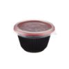 Picture of RED & BLACK PP SOUP BOWL 700ML+LID 200PC