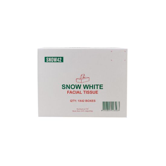 Picture of SNOW WHITE TISSUE-WHITE 2PLY 1X42BOX