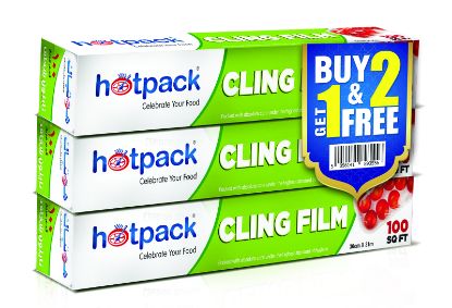 Picture of HOTPACK CLING FILM-100SQFT 2+1FREE-8PKT