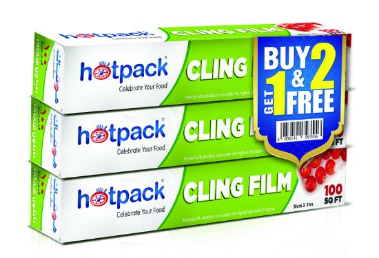 Picture of HOTPACK CLING FILM-100SQFT 2+1FREE-8PKT