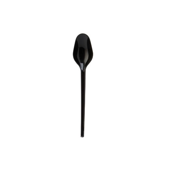 Picture of HOTPACK BLACK PLASTIC TEA SPOON 50X40PKT