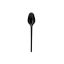 Picture of HOTPACK BLACK PLASTIC TEA SPOON 50X40PKT
