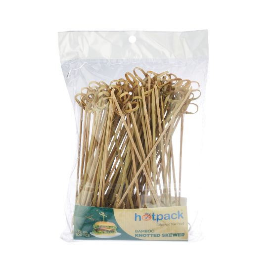 Picture of BAMBOO KNOTTED SKWER 15CM-20PK*100PC