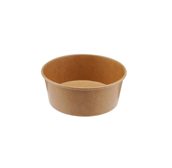 Picture of HOTPACK 37OZ KRAFT PAPER SALAD BOWL 5PCS