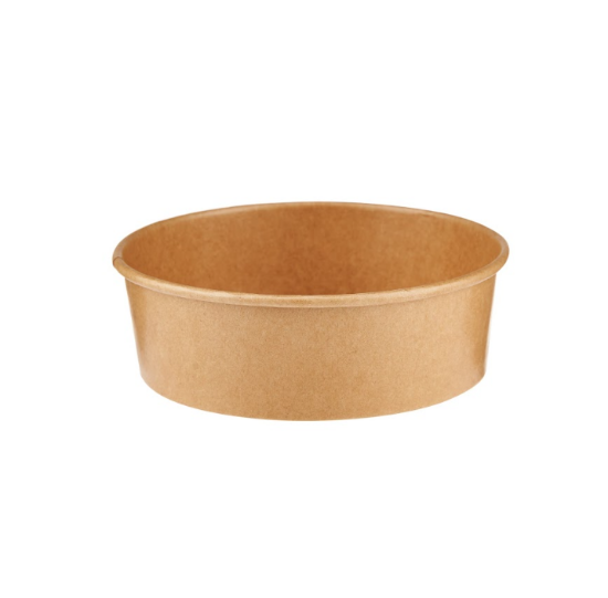 Picture of HOTPACK 20OZ KRAFT PAPER SALAD BOWL 5PCS