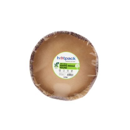 Picture of PAPER BAKING MOULD ROUND MBB185*35MM-5P