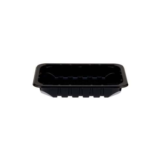 Picture of PETPE BLK DRYLK MEAT TRAY 500G-30H-600P