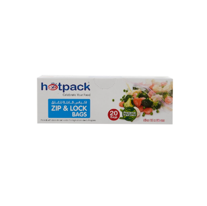 Picture of HOTPACK-ZIPPER LOCK BAG 18CMX21CM-20X24