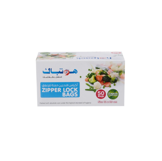 Picture of HOTPACK-ZIPPER LOCK BAG 12CMX25CM-50X24