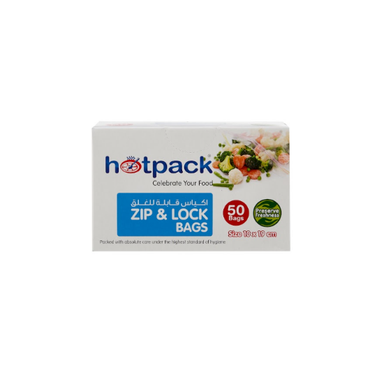 Picture of HOTPACK-ZIPPER LOCK BAG 10CMX19CM-50X24