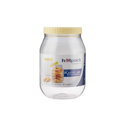 Picture of WIDE MOUTH PLSTC JAR RND 3000ML+LID 24PC