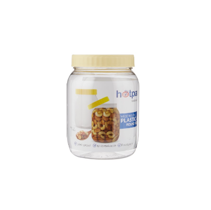Picture of WIDE MOUTH PLSTC JAR RND 1000ML+LID 72PC