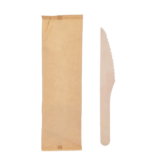 Picture of WOODEN KNIFE INDIVIDUALLY  WRAPPED-500PC
